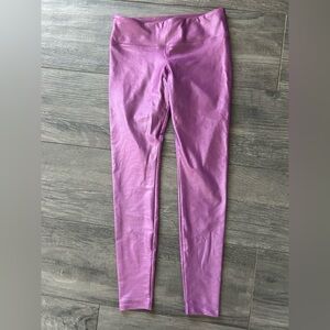 Koral Iris purple shiny leggings, S